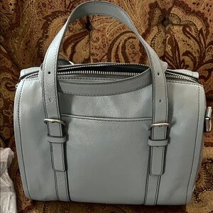 Fossil Carlie Satchel - Smokey Blue